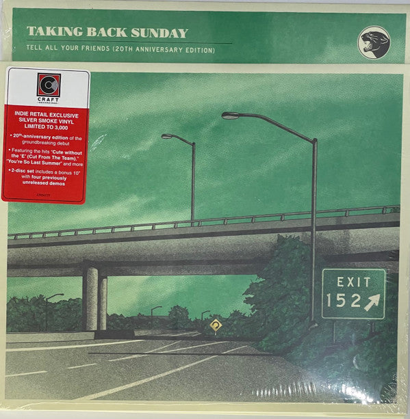 Taking Back Sunday : Tell All Your Friends (LP, Album, Sil + 10", S/Sided, EP, Etch + RE, RM, )