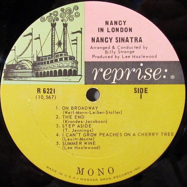 Nancy Sinatra : Nancy In London (LP, Album, Mono)