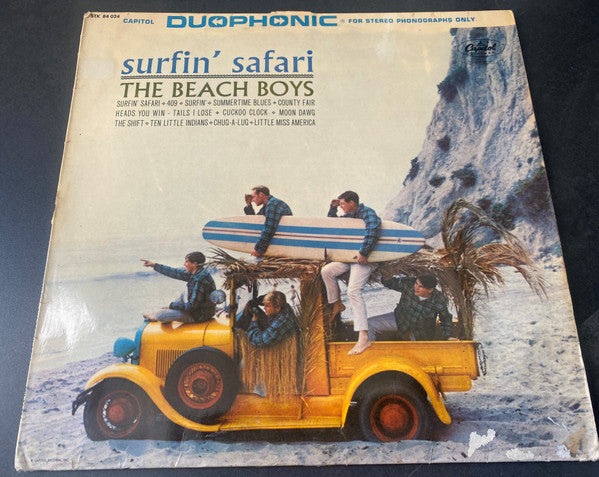 The Beach Boys : Surfin' Safari (LP, Album)