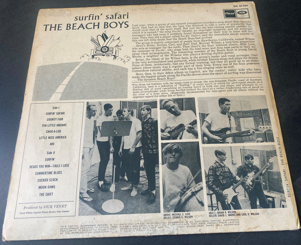 The Beach Boys : Surfin' Safari (LP, Album)