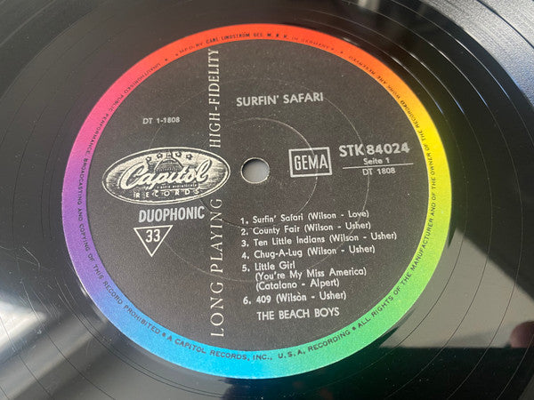 The Beach Boys : Surfin' Safari (LP, Album)