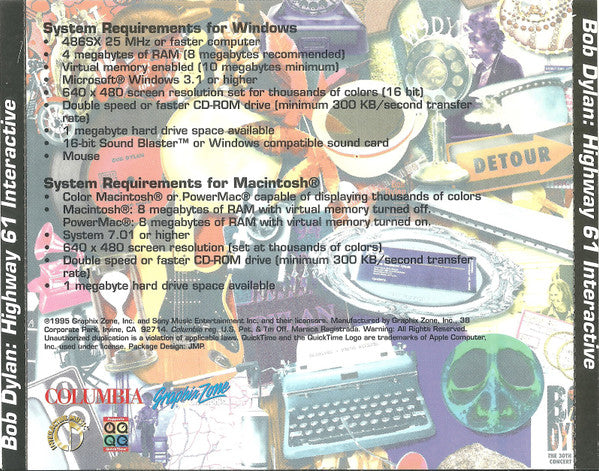 Bob Dylan : Highway 61 Interactive (CD-ROM)