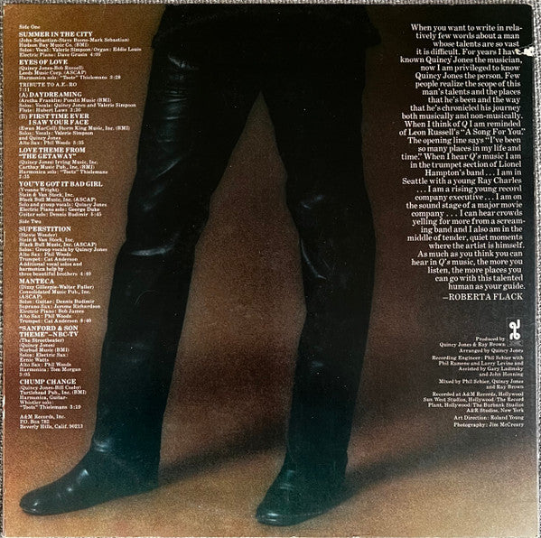 Quincy Jones : You've Got It Bad Girl (LP, Album, RE, Ter)