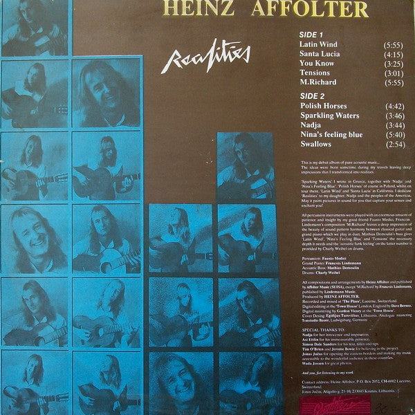 Heinz Affolter : Realities (LP, Album, RE)