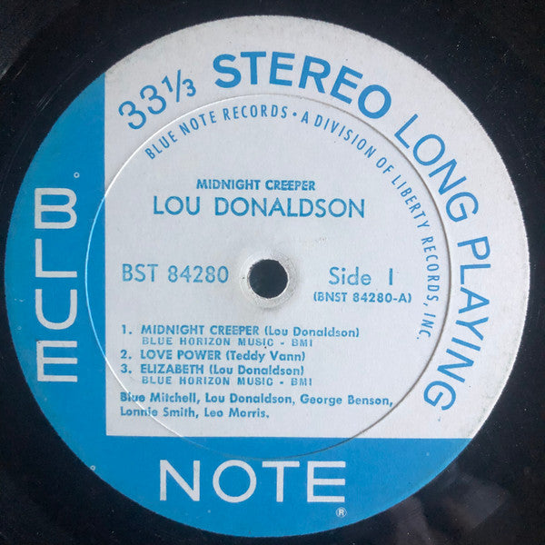 Lou Donaldson : Midnight Creeper (LP, Album, Gat)
