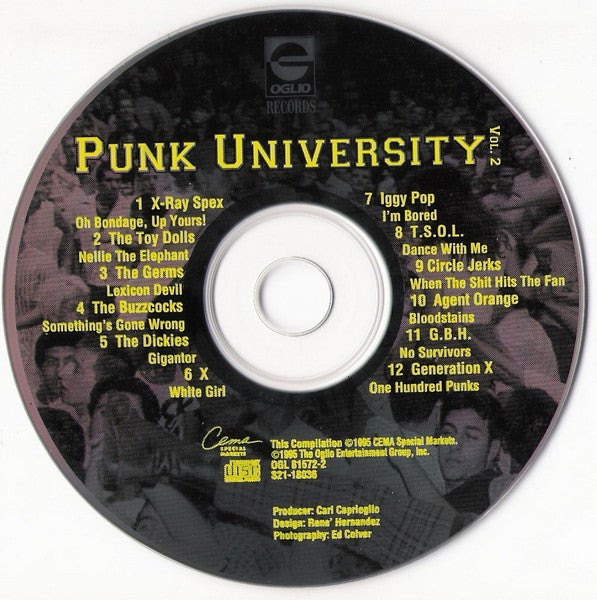 Various : Punk University Vol. 2 (CD, Comp)