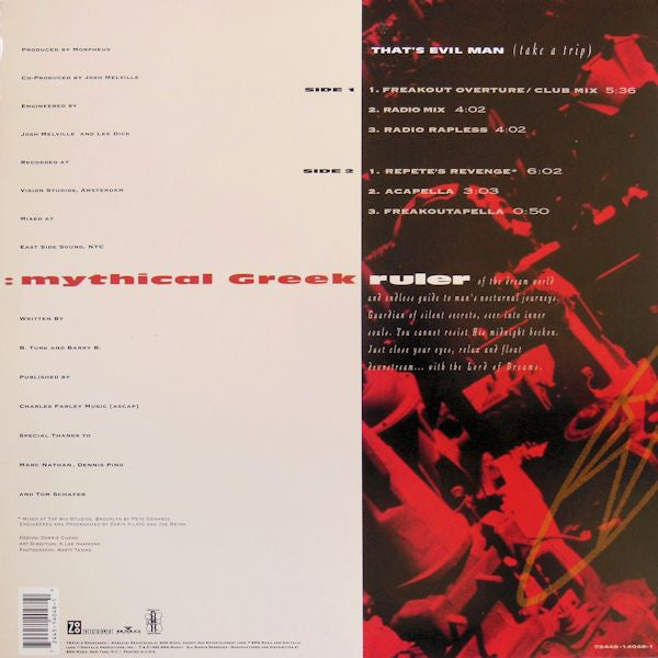 Morpheus : That's Evil Man (Take A Trip) (12")