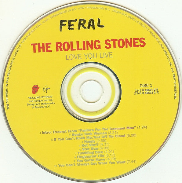 The Rolling Stones : Love You Live (2xCD, Album, RE, RM)