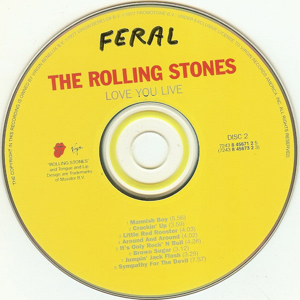The Rolling Stones : Love You Live (2xCD, Album, RE, RM)