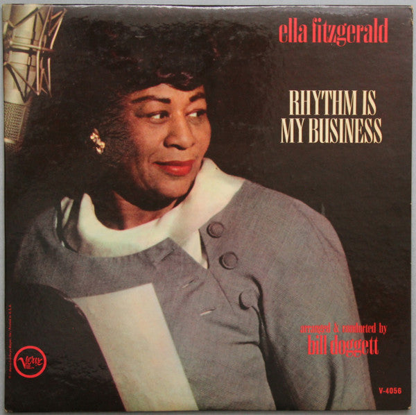 Ella Fitzgerald With Bill Doggett : Rhythm Is My Business (LP, Mono)