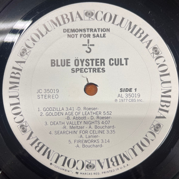 Blue Öyster Cult : Spectres (LP, Album, Promo, Ter)