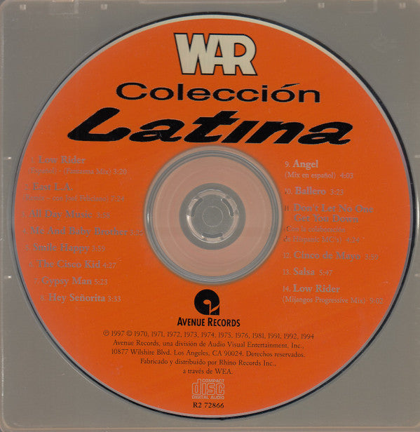 War : Colección Latina (CD, Comp)