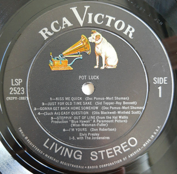 Elvis Presley : Pot Luck (LP, Album, Ind)
