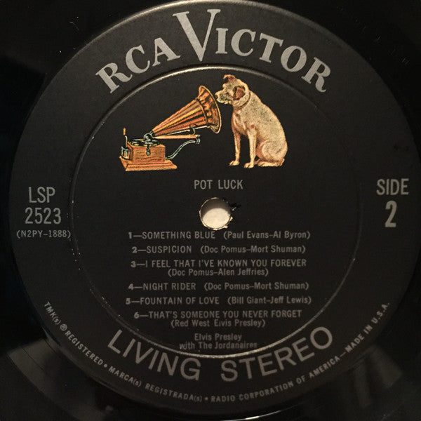 Elvis Presley : Pot Luck (LP, Album, Ind)