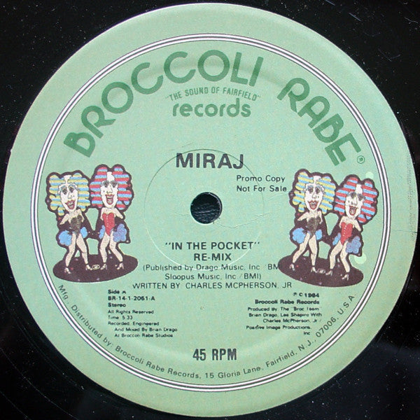 Miraj (2) : In The Pocket (12", Promo)