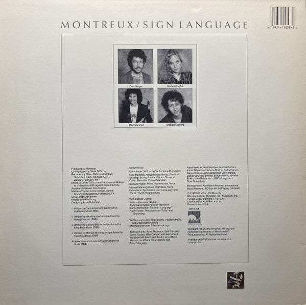 Montreux : Sign Language (LP, Album, All)