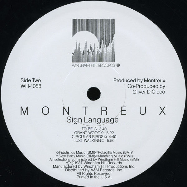 Montreux : Sign Language (LP, Album, All)