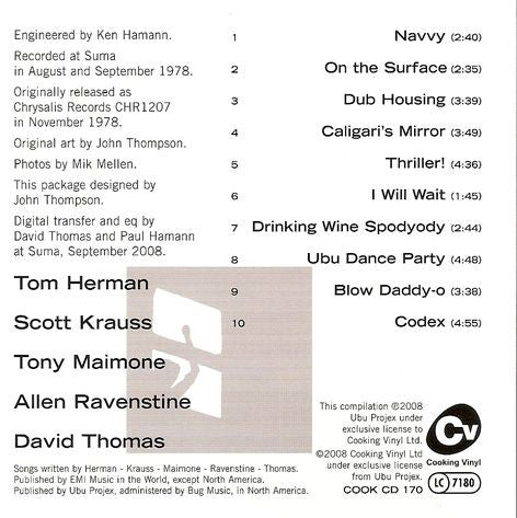 Pere Ubu : Dub Housing (CD, Album, RE, RM, Sou)