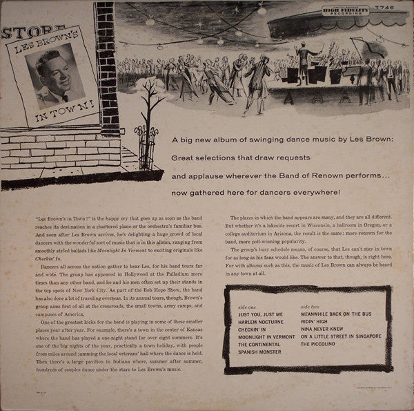 Les Brown And His Band Of Renown : Les Brown's In Town (LP, Mono)