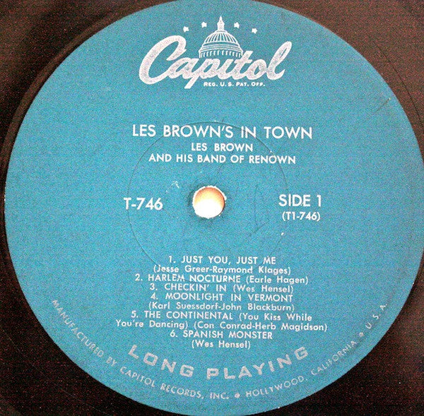 Les Brown And His Band Of Renown : Les Brown's In Town (LP, Mono)