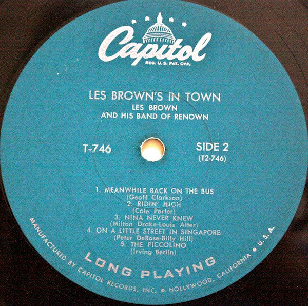 Les Brown And His Band Of Renown : Les Brown's In Town (LP, Mono)