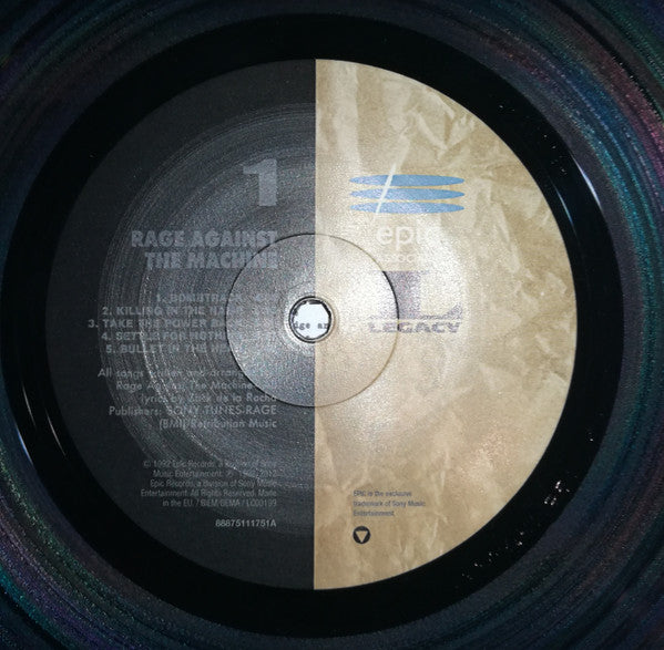 Rage Against The Machine : Rage Against The Machine (LP, Album, RE, RM)