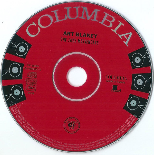 Art Blakey, The Jazz Messengers* : The Jazz Messengers (CD, Album, RE, RM)