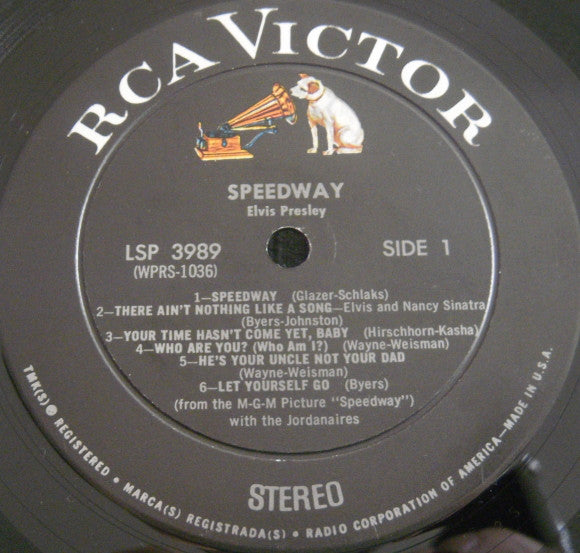 Elvis Presley : Speedway (LP, Album)