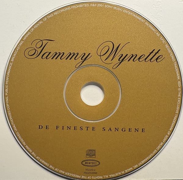 Tammy Wynette : De Fineste Sangene (CD, Comp)