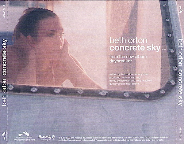Beth Orton : Concrete Sky (CD, Single, Promo)