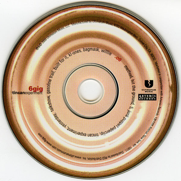 6gig : Tincan Experiment (CD, Album)