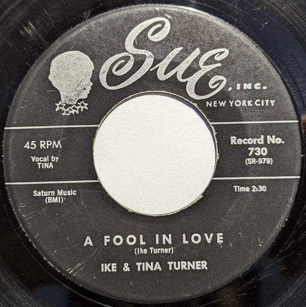 Ike & Tina Turner : A Fool In Love (7", Single)