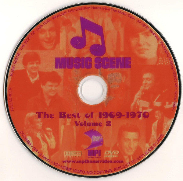 Various : Music Scene: The Best Of 1969-1970 - Volume 2 (DVD-V, NTSC)