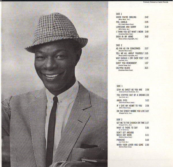 Nat King Cole : The Beautiful Moods Of Nat King Cole (2xLP, Comp)