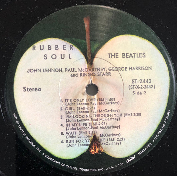 The Beatles : Rubber Soul (LP, Album, RE, Jac)