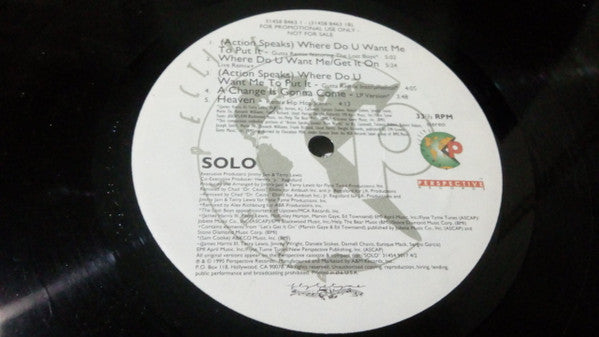Solo (8) : Where Do U Want Me To Put It (12", Promo)