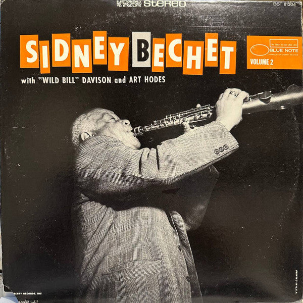 Sidney Bechet With "Wild Bill" Davison* And Art Hodes : Volume 2 (LP, Album, RM)