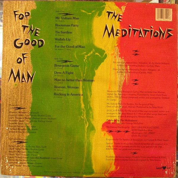 The Meditations : For The Good Of Man (LP, Album)