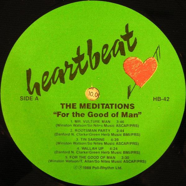 The Meditations : For The Good Of Man (LP, Album)