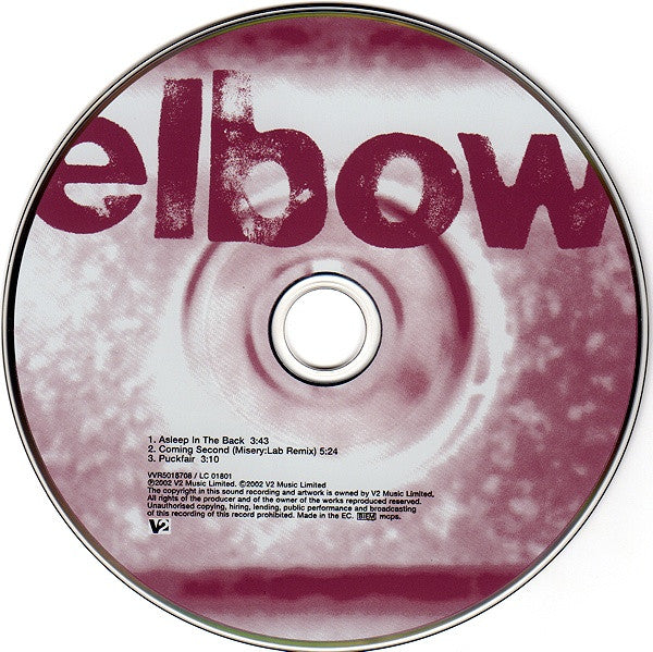 Elbow : Asleep In The Back / Coming Second (CD, Single, CD2)