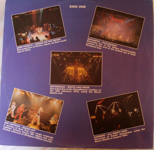 Various : Live And Heavy (LP, Comp)