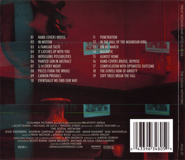 Trent Reznor And Atticus Ross : The Social Network (CD, Album)