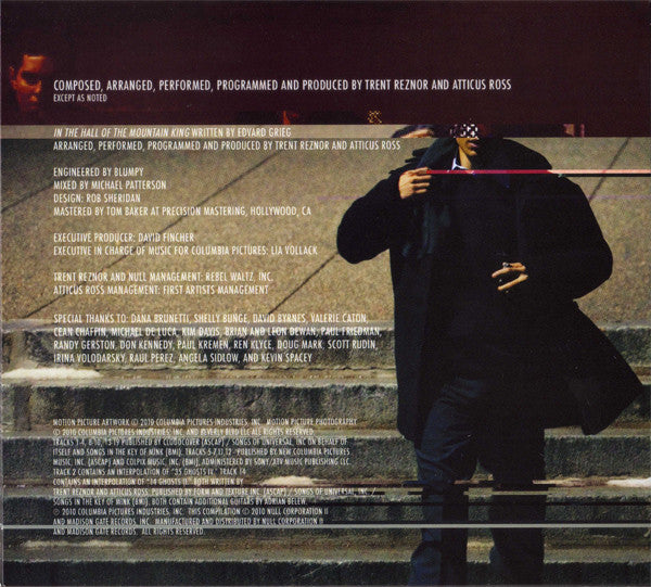 Trent Reznor And Atticus Ross : The Social Network (CD, Album)
