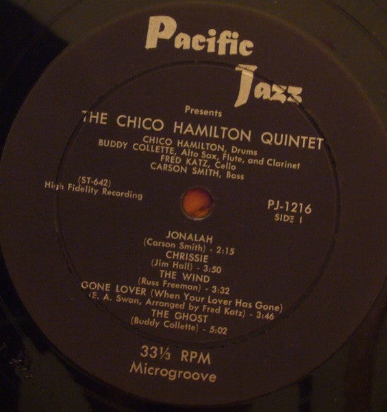 The Chico Hamilton Quintet : Chico Hamilton Quintet In Hi-Fi (LP, Album, Mono, Hol)