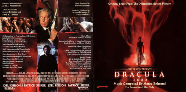Marco Beltrami : Dracula 2000 (Original Score From The Dimension Motion Picture) (CD, Album, Promo)
