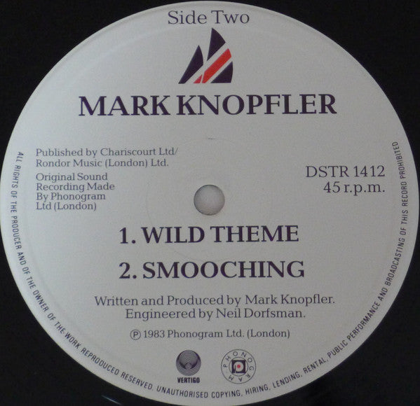 Mark Knopfler : Going Home: The Crusader Challenge Official Theme Music (12")