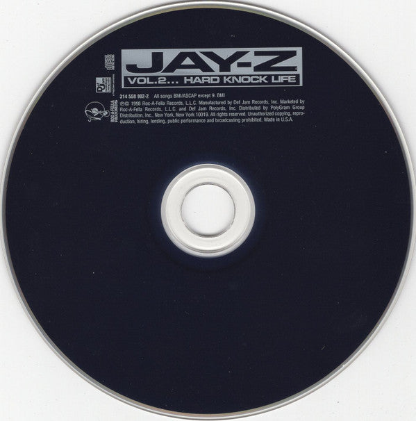 Jay-Z : Vol. 2... Hard Knock Life (CD, Album, PMD)