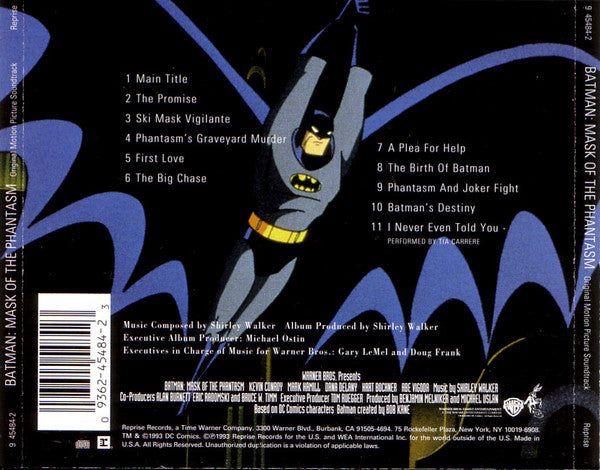 Shirley Walker : Batman: Mask Of The Phantasm - The Animated Movie: Original Motion Picture Soundtrack (CD, Album)