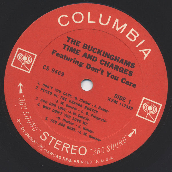 The Buckinghams : Time & Charges (LP, Album, Ter)