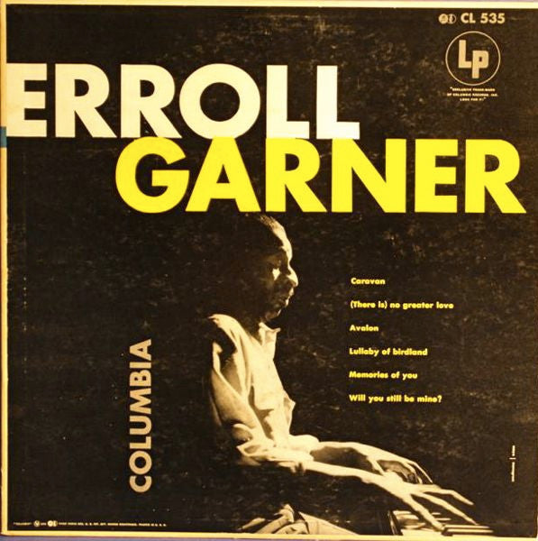 Erroll Garner : Erroll Garner (LP, Album, Mono)